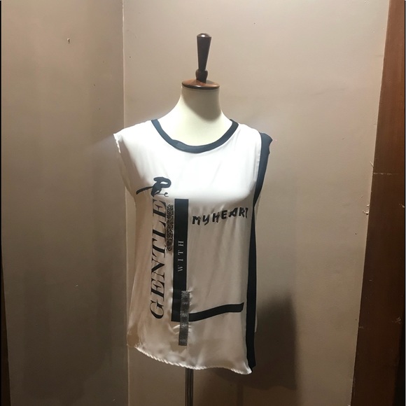 (Zara) ( Be Gentle with My Heart) Blouse - Picture 1 of 5